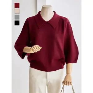 [커스텀에이블]카라 벌룬7부 니트 T2510KN656C_P406780116