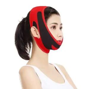얼굴 리프팅 밴드 레드 홈에스테틱 턱빠짐-WFHS4YI