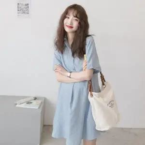 반팔 임산부 셔츠 원피스 빅사이즈 루즈핏 여름 임부 복원 만삭 셔츠임 부복 코디