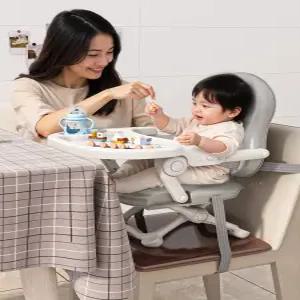달과6펜스 식탁 의자 휴대용 접이식 다기능 용 아기의자  유아의자 애기의자