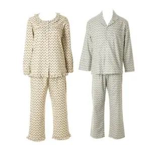 [갤러리아] 커플]와코루 부드럽고 보온성 뛰어난 면기모  파자마 [WPA5487M WPA5487W]