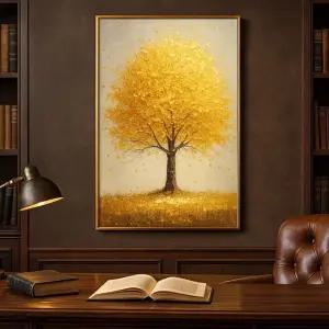 황금나무 금전수액자 재물 부자 풍수인테리어 선물