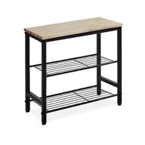 고품질 RO204-01 낙엽송원목 벤치겸선반 3단500 낙엽송 원목벤치 (W9752D0)