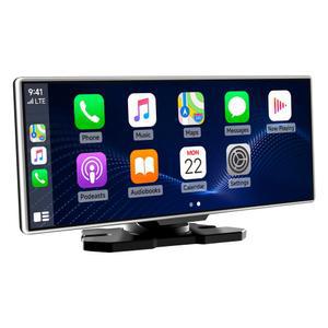 11 26인치 모니터 무선 안드로이드 기능 플레이어 지원 운전 와이드스크린 멀티미디어 카플레이 기록기 HD 터치스크린