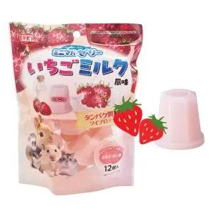 마루칸 딸기우유 젤리 (완품) 햄스터 간식 먹이