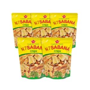 엔세븐 사바나칩 100g x 5봉 사바나나 간식 바나나칩 쿠키 어린이간식 /J