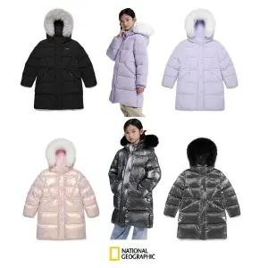 [내셔널지오그래픽키즈]K254GDW020 셀레네 롱 덕 다운 점퍼 여아 롱패딩_s
