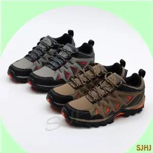 LEISURE TIME 고트 남성 트레킹화 /브라운 그레이/내구성 있는 경등산 하이킹 작업 워킹용 미끄럼방지 등산화