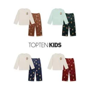 [롯데백화점]탑텐키즈 MKF4UI3912 공용) 벨로아 라운지 셋업 (패밀리)