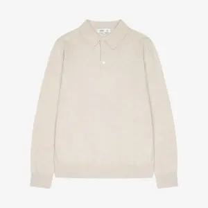 갤러리아 지이크 FW 베이지 캐시미어100 카라 풀오버 니트 PJUCI8010