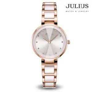 [공식정품] 쥴리어스 여성 세라믹밴드 메탈 손목시계 JA-1209A