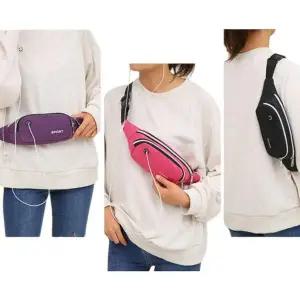 [콩심팥심]데일리스포츠 힙색 미니 슬링백 운동가방 허리가방 러