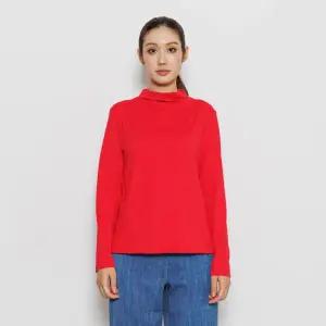 [디아스토리] 솔리드 모크넥 긴팔 티셔츠 AHFOTN12