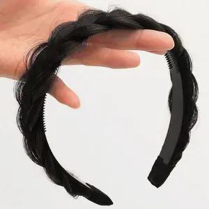 [콩심팥심]여자 머리띠 헤어핀 꽈배기 땋은머리 멋내기 헤어밴드