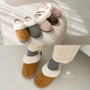 [베이비잼] 퍼피 밴딩 겨울 유아 아동 여아 남아 초등 주니어 털 슬리퍼 신발