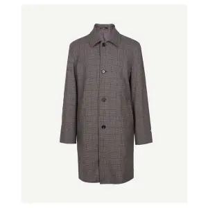 [지스테이지] 레드 윈도우페인 체크 맥 코트 ZEEC33201