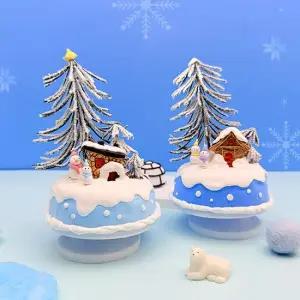 아트박스 토단 겨울동화 케이크 오르골 DIY - 1인세트