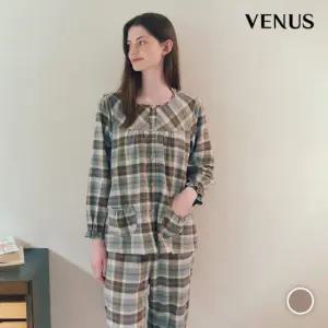 [비너스] 블랙라벨 면캐시미어 여성 파자마(VPA4563W)[VPA4563W]