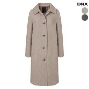 [BNX] 여성 헤링본 발마칸 코트