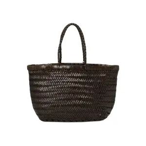 [DRAGON DIFFUSION] 25FW 밤부 트리플 점프 미니 토트백 8855 DK BROWN