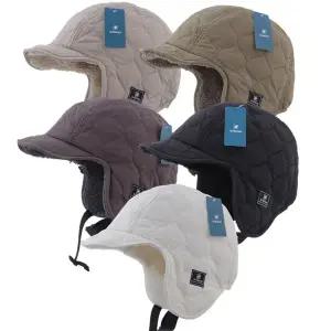 [navid1]헬멧st 융털 귀마개 누빔 패딩모 남자여자 겨울 방한 작업 스포츠 모자/CL-K515