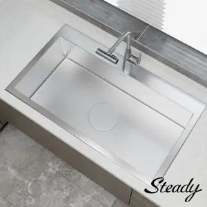 AK Steady 9452 엠보 코팅 주방 사각싱크볼 교체 리폼용