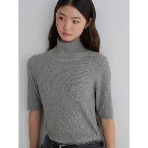 [에잇세컨즈] 골지 터틀 반소매 풀오버  그레이 (325X51LYH3)