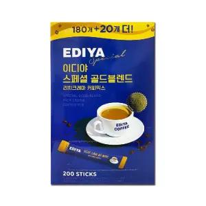 이디야커피 스페셜 골드블렌드 리치크레마 커피믹스 11g 200개입, 1개 ESC