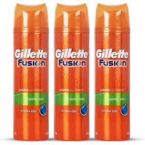 질레트 퓨전 하이드라 센서티브 스킨 쉐이빙젤 200ml(195g) 3개