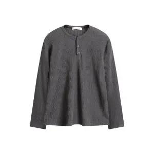 [해리슨옴므][해리슨] 불규칙 골지 헨리넥 긴팔티 MJBF1674