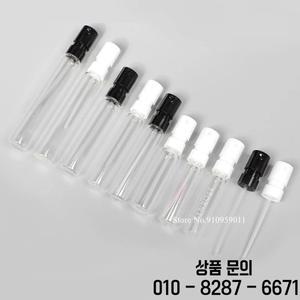 미니 화장품 투명 유리 향수 병 소형 팩 휴대용 스프레이 1ml 신제품