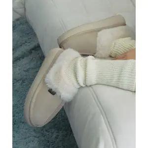 락피쉬웨더웨어 ROCKFISH WEATHERWEAR CLOUDY FLATFORM FUR MULES - 5 colors RF1SHBF3FS003 298180