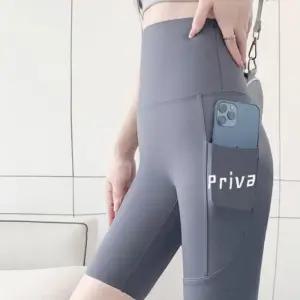 [피커]주머니 피트레깅스 트레이닝 반바지 5부 3사이즈