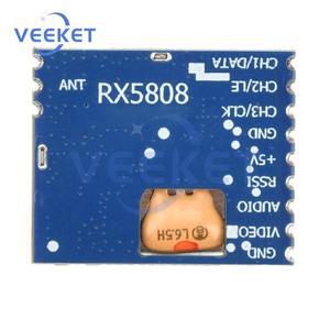 FPV 시스템 RC 헬리콥터용 RX5808 SPI 제어 오디오 수신기 모듈 - 스위치
