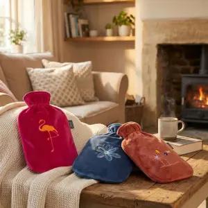 독일 파쉬 보온물주머니 2L+자수플러쉬커버