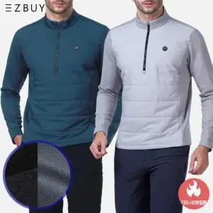 김영주스포츠 웜업 남성 방풍 패딩 기모 골프 티셔츠(M6WT04)