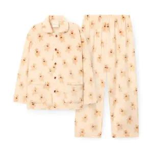 [오르시떼](강남점)남성 G126 크리미베어 긴소매 파자마 세트