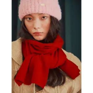 [에잇세컨즈] 울캐시 니트 머플러  레드 (295X84WY16)