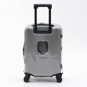 클리어 워터프루프 캐리어 러기지 커버 22인치용