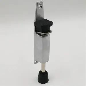 현관문 방화문 소형 직선형 페달식 말발굽 문고정장치 여닫이문말굽 문스토퍼