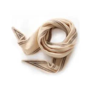 캐시미어 삼각머플러 투톤 여자 쁘띠 몽골 넥워머 스카프 삼각숄 벨벳