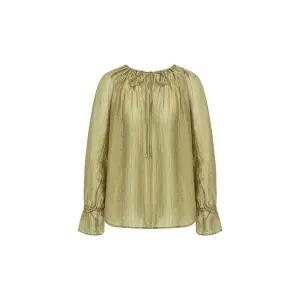 [LINE](신세계 사우스시티)[라인어디션] (N755) 스트링넥 블라우스 (NVBLPI9900)