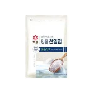 [CJ제일제당][CJ]백설 오천년의 신비 명품천일염 굵은입자 5kg x1개[35010715]