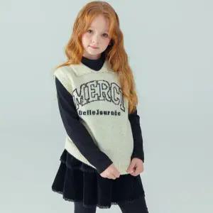 [아이러브제이] 메르시벨 카라 니트 베스트 JXWTO24