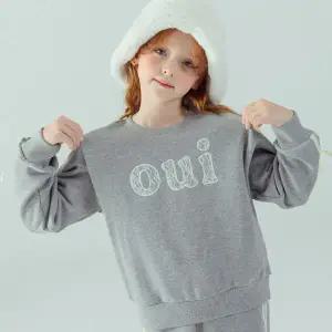 [아이러브제이] 오유아이 소매리본 맨투맨티 JXWTO14