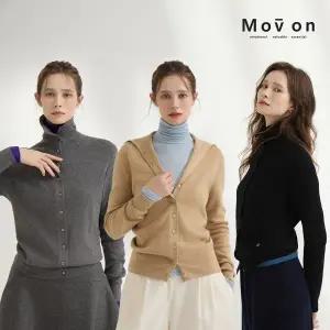 [신세계라이브쇼핑]모브온 25FW 하이넥 풀오버 가디건 3종 (25FW 최신상!)