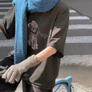 [공구우먼] [제작] 플러피티 루즈핏 양기모 반팔 티셔츠 84705 빅사이즈 여성의류