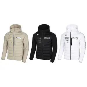 [다이나핏] 남성 스폰서 로고 하이브리드 패딩 자켓 YMW24122