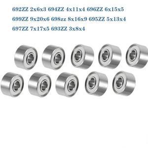 10개 베어링 692zz 3x8x4 미니 소형 호환어처 전기 모터 볼 Emax DJI 드론용