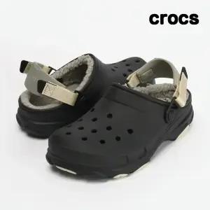 크록스 올터레인 라인드 클로그 성인 샌들 블랙 207936-001